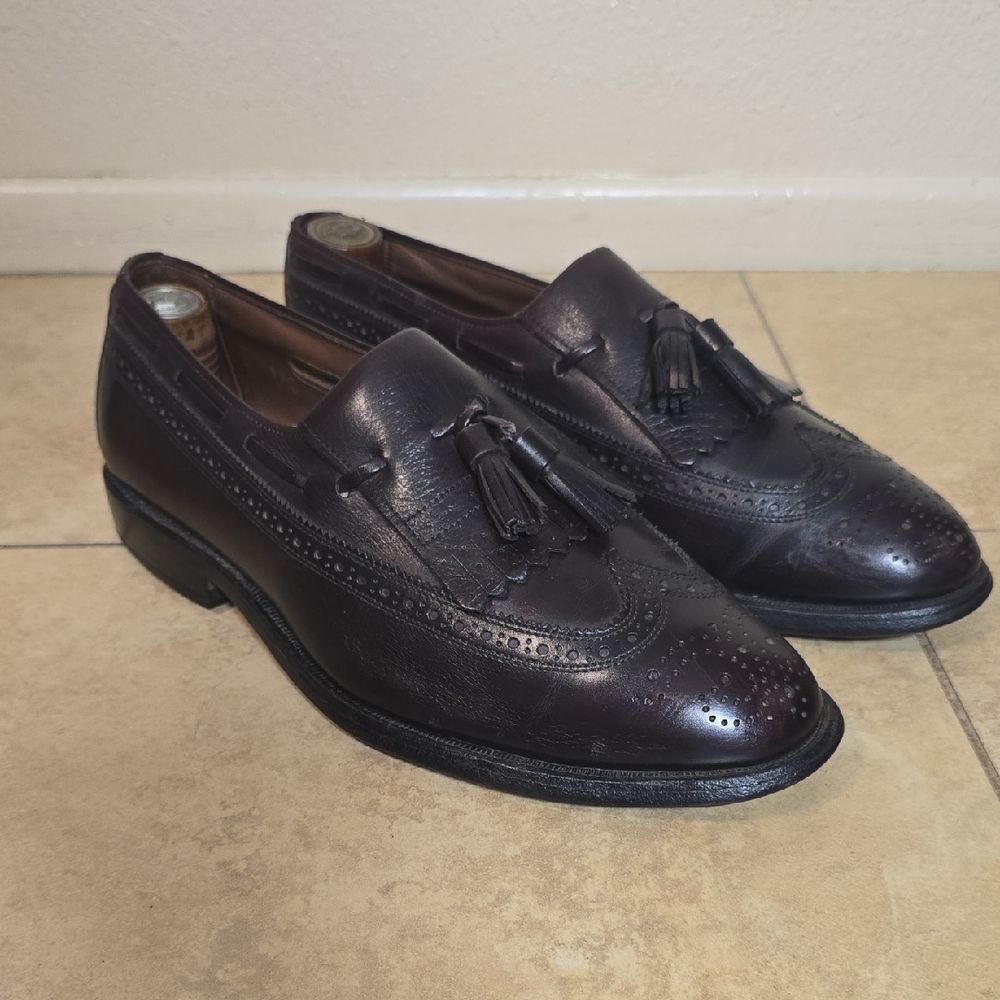 Allen Edmonds Dark Brown Tassel Loafers